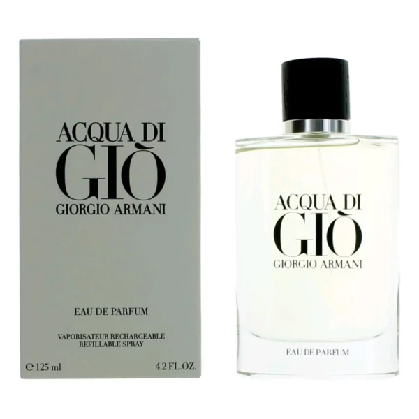 Aqcua Di GIo by Giorgio Armani edp 4.2oz Acqua Di Gio by Giorgio Armani EDP Refillable Spray 4.2oz/125ml