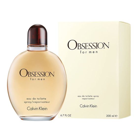 Obsessionformenck6.7ozedt Obsession for Men by Calvin Klein EDT Spray 6.7oz/200ml