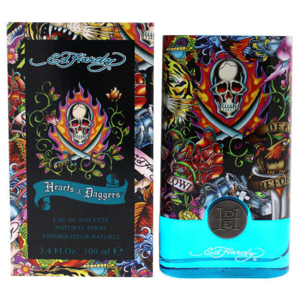 Ed Hardy Hearts & Daggers EDT For Men 3.4 Oz/100ml