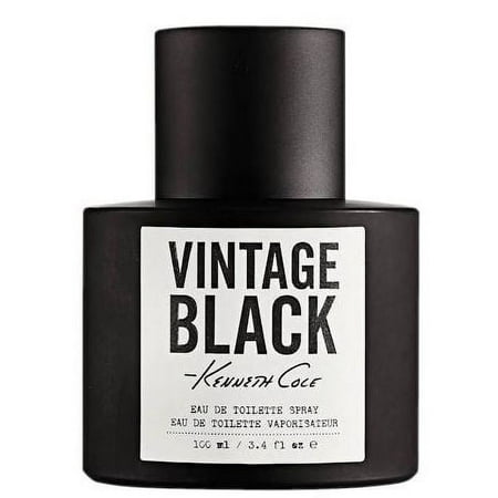 Kenneth Cole Vintage Black EDT Cologne for Men 3.4 oz