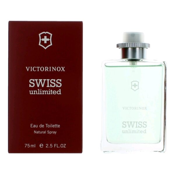 Swiss Army Swiss Unlimited EDT Spray for Men, 2.5 Oz