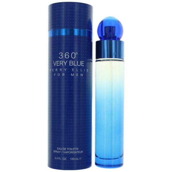 360 Very Blue Perry Ellis for Men EDT 3.4 oz