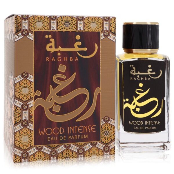 Raghba Wood Intense by Lattafa EDP Spray 3.4 oz