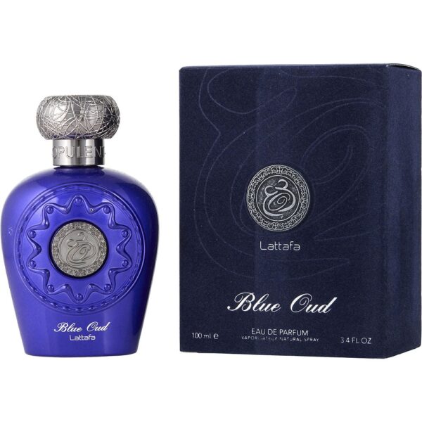 Blue Oud by Lattafa EDP Spray 3.4 oz