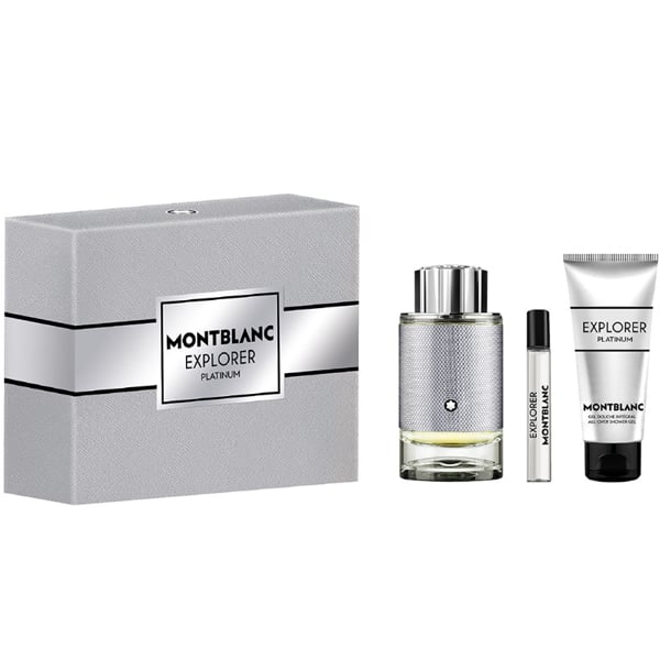 Montblanc Explorer Platinum 3pc Gift Set for Men