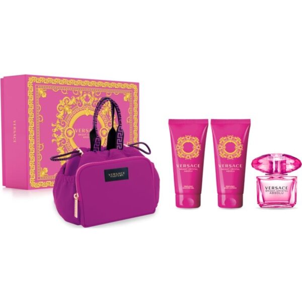 Versace Bright Crystal Absolu 4 Pc Gift Set