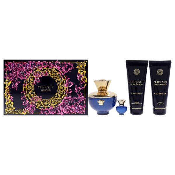 Versace Dylan Blue 4 Pc Gift Set