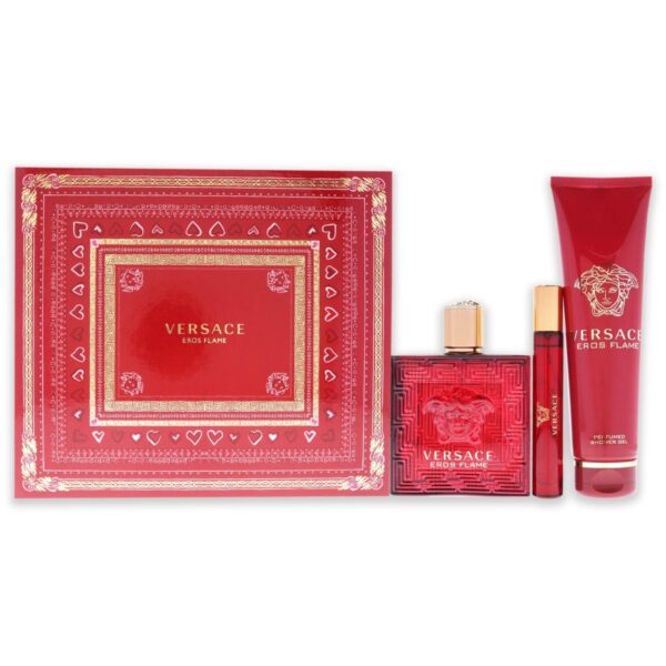 Versace Eros Flame 3 Pc Gift Set