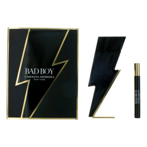 Carolina Herrera Bad Boy 2 Pc Travel Set