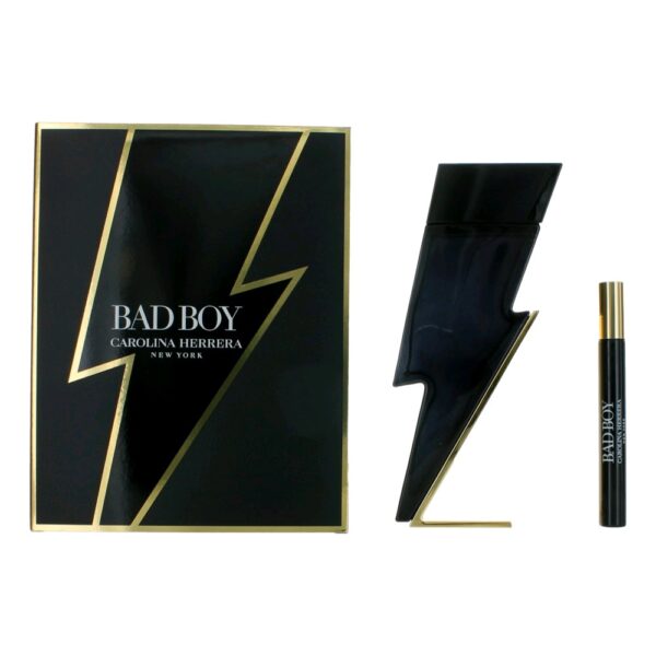 Carolina Herrera Bad Boy 2 Pc Travel Set