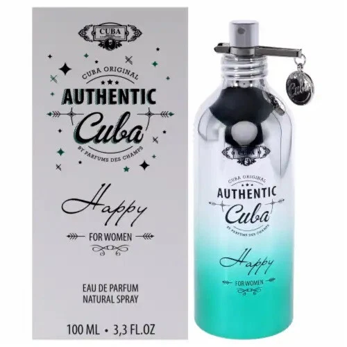 Cuba Authentic Happy for Women EDP Spray 3.3 oz